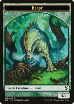 MTG Beast // Plant ** Commander 2018 Tokens ** English - Image 1