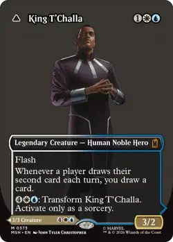 Marvel Super Heroes King T'Challa / Black Panther, Hope Enduring 0373 Logo FOIL - Image 1