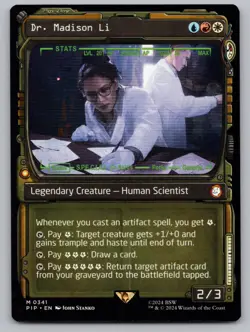 Dr. Madison Li (Showcase) 341 Universes Beyond: Fallout MTG NM - Image 1