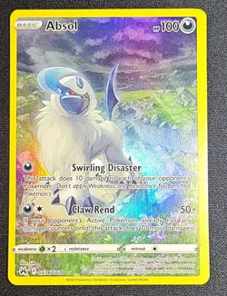 Pokemon TCG Absol GG16/GG70 Crown Zenith Galarian Gallery Full Art Holo ENG - Image 3