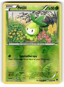 Petilil 7/122 Common BREAKpoint Reverse Holo Pokemon Near Mint - Image 1