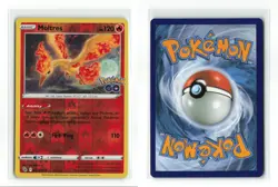 MOLTRES 012/078 POKEMON GO REVERSE HOLO POKEMON TCG LP - Image 3