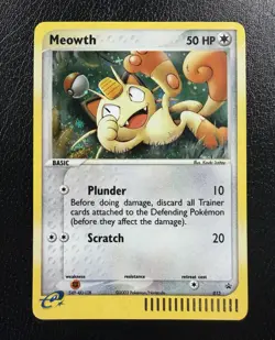 Meowth 013 Nintendo Black Star Promo Pokemon TCG With Swirl🌀MP - Image 1