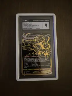 Pokemon TCG Eternatus VMAX SV122/SV122 Shining Fates CGC 9 Mint w/ Bumper Guard - Image 1
