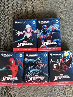 2025 Magic The Gathering Marvel Spider-Man Welcome Deck Complete Set- SDCC MTG - Image 1