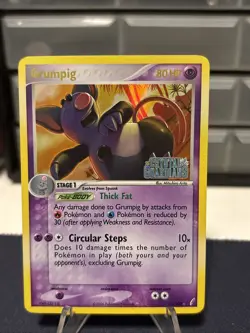 Pokemon Grumping Holo 20/100 Stamped Crystal Guardians Holo LP-MP (description) - Image 1