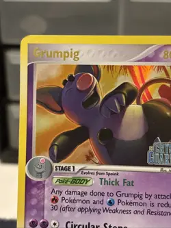 Pokemon Grumping Holo 20/100 Stamped Crystal Guardians Holo LP-MP (description) - Image 2