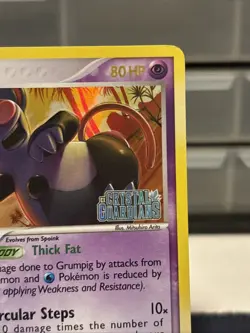 Pokemon Grumping Holo 20/100 Stamped Crystal Guardians Holo LP-MP (description) - Image 3