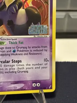 Pokemon Grumping Holo 20/100 Stamped Crystal Guardians Holo LP-MP (description) - Image 5