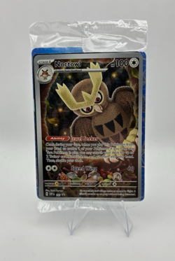 Noctowl Full Art, Pokemon SEALED, Stellar Crown, Black Star Promo Rare, SVP141 - Image 1