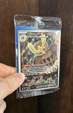 Noctowl Full Art, Pokemon SEALED, Stellar Crown, Black Star Promo Rare, SVP141 - Image 2
