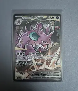 Team Rocket's Nidoking ex 233/182 SV10 SIR Holo English - Image 1