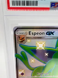 2019 Pokemon S&M Hidden Fates Espeon GX #SV60 | PSA 9 MINT - Image 2