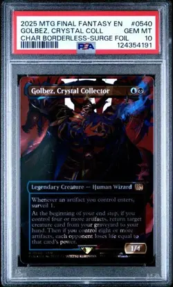 PSA 10 GEM MT Golbez Crystal Collector Surge Foil 540 | MTG UB Final Fantasy - Image 1