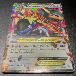Mega Kangaskhan EX 79/106 XY Flashfire Ultra Rare Holofoil 2014 Pokemon TCG MP - Image 2