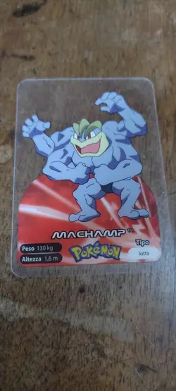 Machamp 68 Pokemon Lamincards Edibas - ITA - GOOD - Image 1