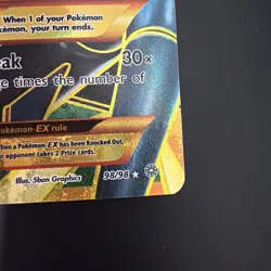 Pokemon TCG M Rayquaza EX Full Art Holo 98/98 XY Ancient Origins MP/HP - Image 3