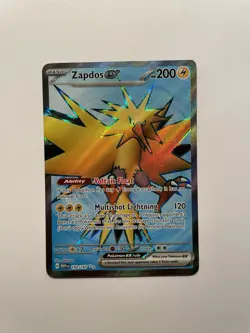 2023 Pokemon Scarlet & Violet 151 Ultra Rare Holo Zapdos ex #192/165 - Image 1