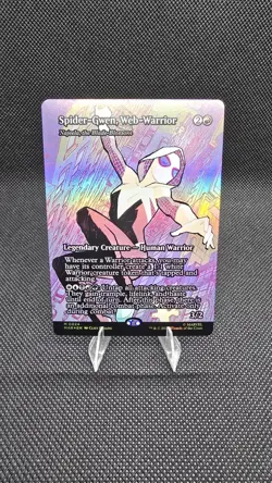 Spider-Gwen, Web-Warrior - Najeela, the Blade-Blossom - Foil - Borderless 0024 M - Image 1