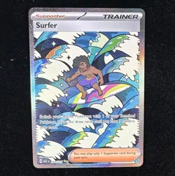 Nintendo Surfer 293/217 ASCEND Full Art Holo Rare EN 2026 Trainer-Supporter - Image 1
