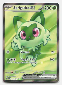 Sprigatito ex 251/217 Ultra Rare Ascended Heroes Pokemon Holo NM - Image 1