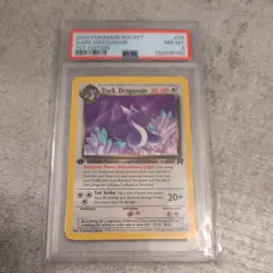 2000 Pokemon Team Rocket 1st Edition: Dark Dragonair #33, PSA 8 NM-MT - Image 1