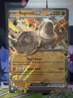 Pokemon TCG Regirock ex - 101/182 SV10: Destined Rivals Double Rare NM - Image 1