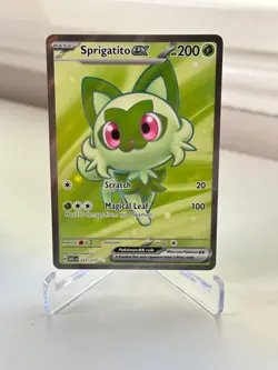 Pokemon Sprigatito EX 251/217 Me: Ascended Heroes UR Full Art NM+ - Image 1