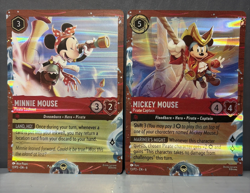 Disney Cruise Exclusive Lorcana P3 Mickey Minnie Mouse Promo Foil Cards EN6 - Image 1