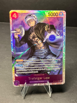 One Piece Card Game🏴‍☠COLOR: PURPLE ST10-010 TRAFALGAR LAW SR FOIL NM TCG ENG - Image 1