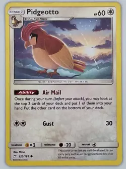 Pidgeotto 123/181 Pokemon - Sun & Moon Team Up MP - Image 1