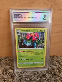 Venusaur 003/078 Pokemon GO Holo, Crown Collectables & Grading 9, Mint. - Image 1