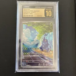 🌟 Heracross #72 CGC Pristine 10 Pokemon Card Japanese AR Art Rare - Image 1