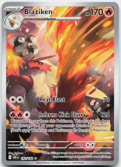 Blaziken 192/182 Illustration Rare Destined Rivals Pokemon Holo Near Mint - Image 1