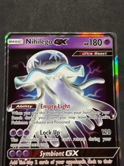 Pokemon TCG Nihilego GX Ultra Rare Card 49/111 Crimson Invasion NM - Image 2