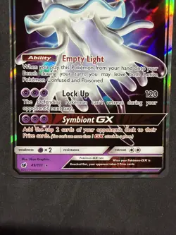 Pokemon TCG Nihilego GX Ultra Rare Card 49/111 Crimson Invasion NM - Image 3