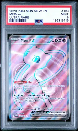 PSA 9 Mew Ex Ultra Rare 193 2023 Pokemon Mew En-151 136319116 - Image 1