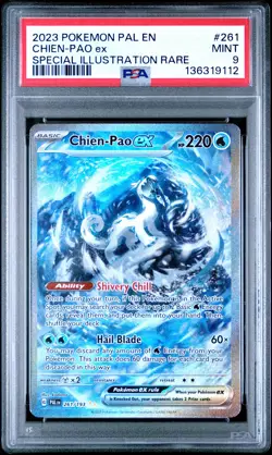 PSA 9 Chien-Pao Ex Special Illustration 261 2023 Pokemon Paldea Evolved 9112 - Image 1