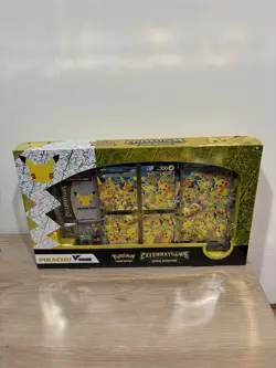 Pokemon Celebrations Pikachu V-Union Collection Box 25th Anniversary. 820650809156 - Image 1