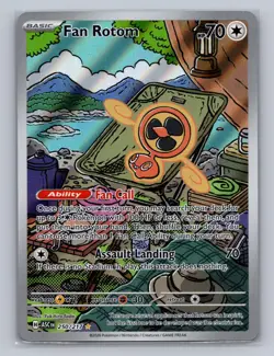 FAN ROTOM 250/217 ILLUSTRATION RARE ASCENDED HEROES POKEMON Holo NM - Image 1