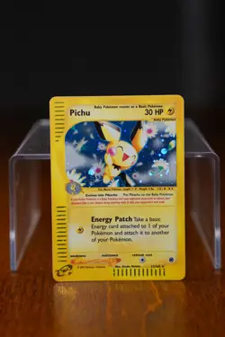 Pichu 022/165 Expedition Base Set Holo Rare vintage Pokemon TCG WOTC LP - Image 1