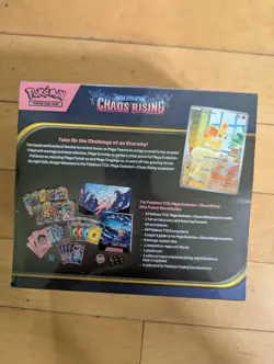 Chaos Rising ETB Factory Sealed - Pokemon TCG Free Ship Very Small Flaw On Box - Image 3