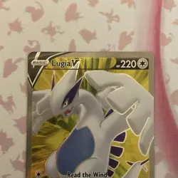 Lugia V 185/195 Full Art Holo Ultra Rare Pokemon TCG Silver Tempest NM - Image 2