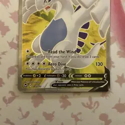 Lugia V 185/195 Full Art Holo Ultra Rare Pokemon TCG Silver Tempest NM - Image 3