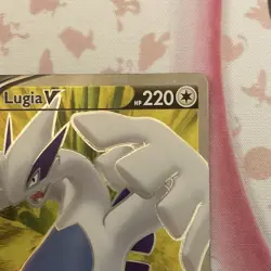Lugia V 185/195 Full Art Holo Ultra Rare Pokemon TCG Silver Tempest NM - Image 4