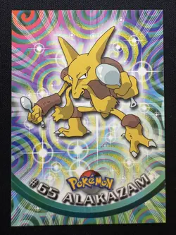 1999 Topps Pokemon TV Animation Edition Series 1 #65 Alakazam - Image 1