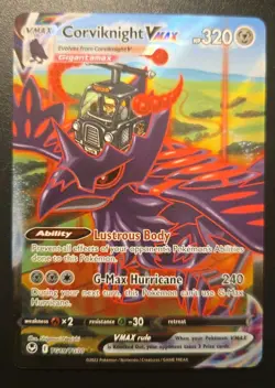 Corviknight VMAX Ultra Rare Full Art Holo TG19/TG30 ENG 2022 Silver Tempist - Image 1
