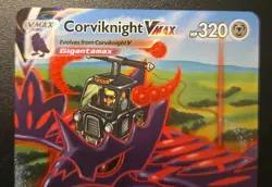 Corviknight VMAX Ultra Rare Full Art Holo TG19/TG30 ENG 2022 Silver Tempist - Image 2