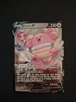 Blissey V TG22/TG30 Holo V Rare Silver Tempest Trainer Gallery Pokemon Near Mint - Image 1