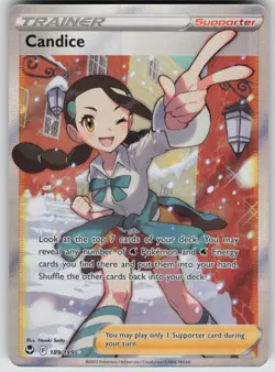 Candice 189/195 Ultra Rare Holo Silver Tempest - Near Mint - Image 1